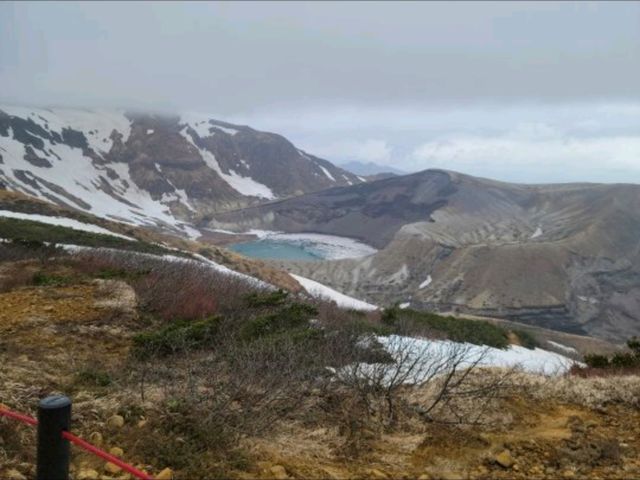 【宮城】蔵王　「滝見台」と｢御釜｣