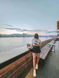 Sunset Sips at Starbucks Kampot ☕🌅