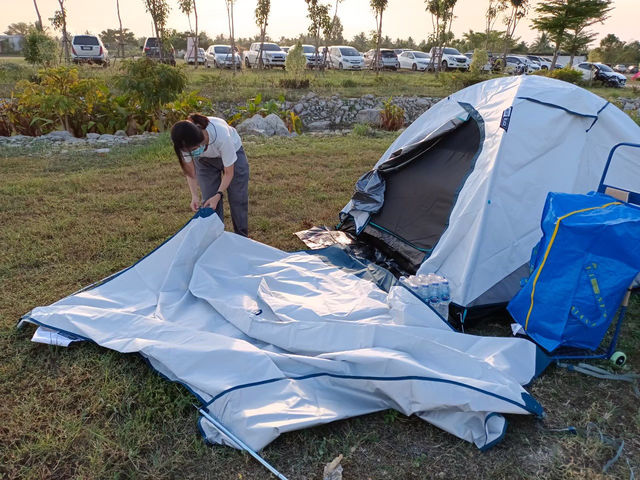 Camping กันน น น น Moonlight Camping - KhaoKheow