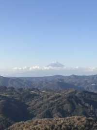 【静岡県　伊東市　富士山を望む大室山リフトとお鉢周り】