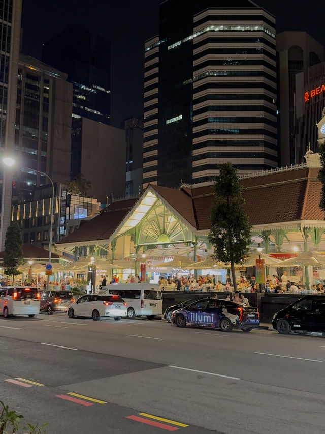 The Heartbeat of Satay Street on a Busy Weekend
