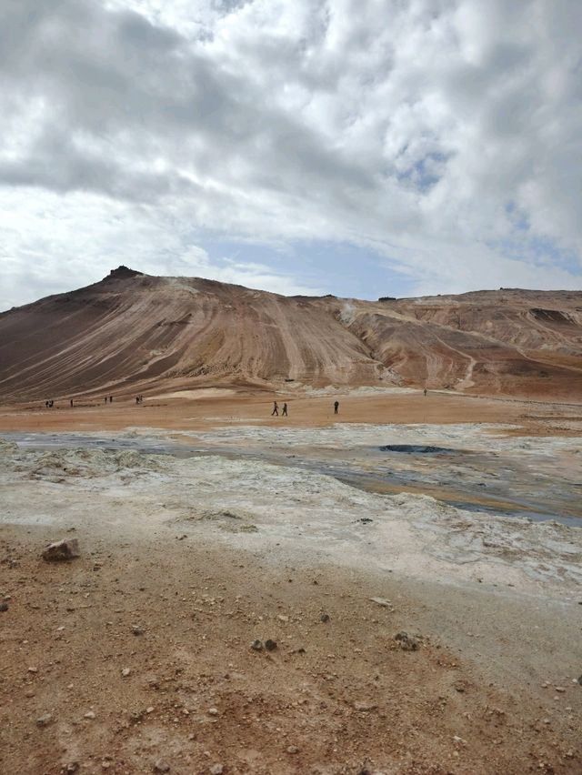 冰島Namafjall Hverir火山地熱谷