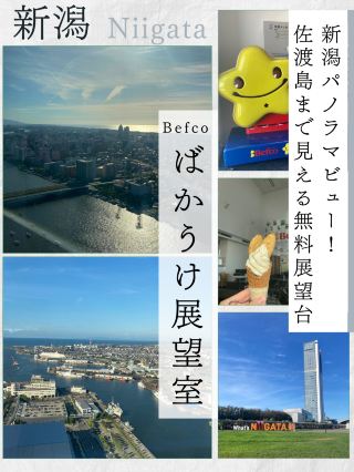 【니가타】니가타 파노라마 뷰! 무료 전망대 'Befco 바보 전망대'