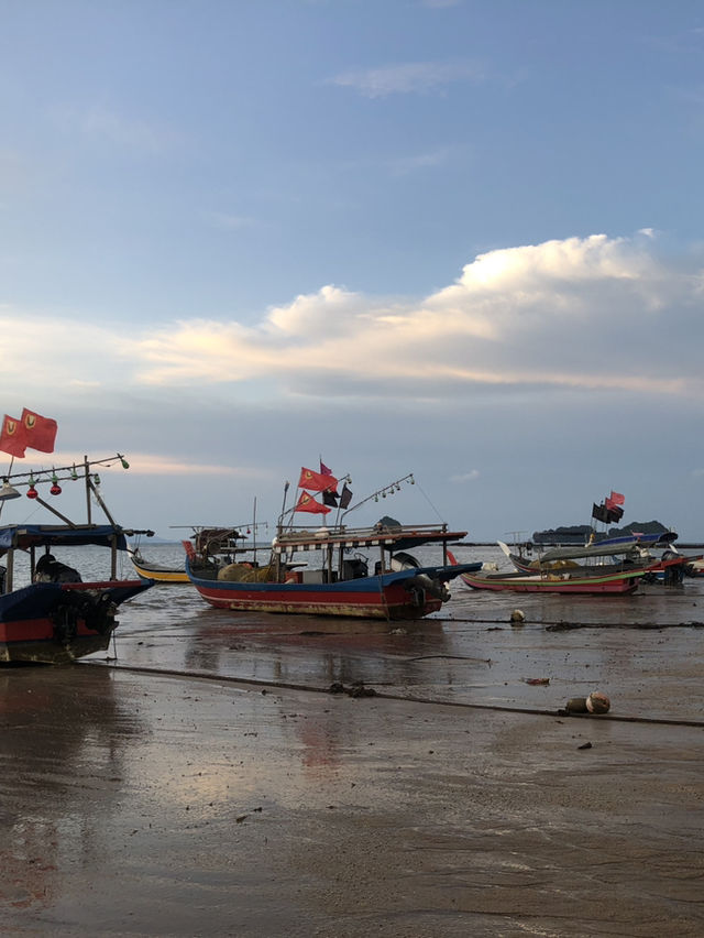 Golden hours Black Beach Langkawi