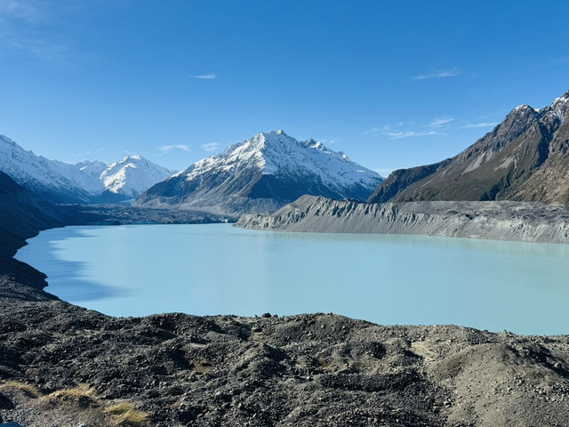 紐西蘭 塔斯曼冰河Tasman Glacier View near the lake