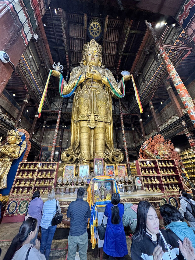 Gandantegchenling Monastery - Several Temples with Chanting Monks