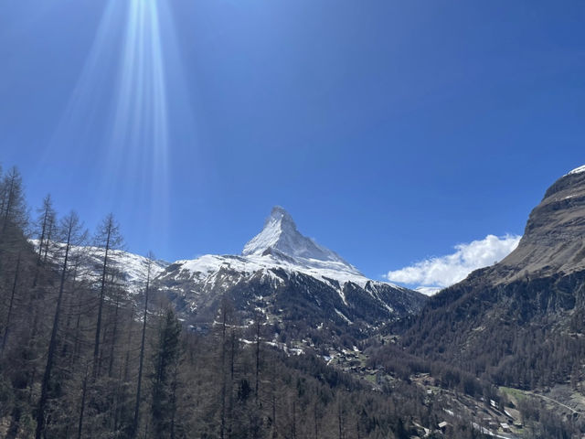 어디서 봐도 완벽한 마테호른, 체르마트