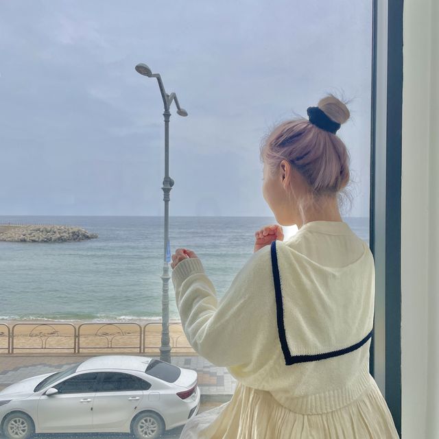 속초버스터미널 근처에서 오션뷰 카페를 즐기고 싶다면? 🌊☕️