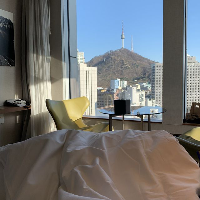 남산타워 🗼 그리고 남대문 🏰 이 같이 보이는 호텔이 있다?!