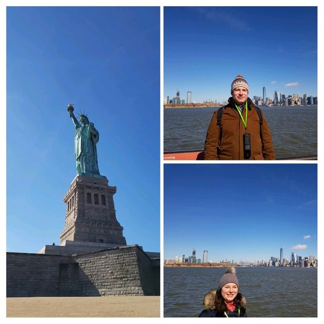 🗽 Exploring the Iconic Statue of Liberty in the Heart of NYC! 🌆 