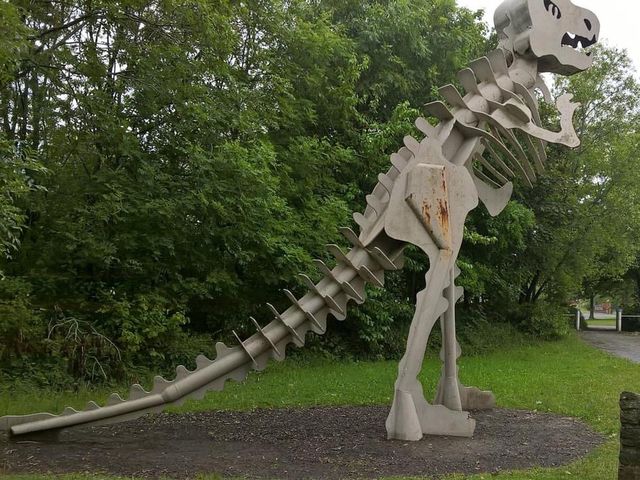 Interesting Teessaurus Park Middlesbrough 🇬🇧
