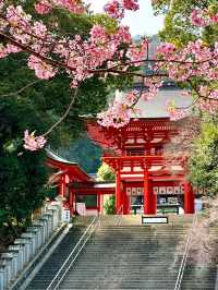 A shrine associated with Emperor Tenchi