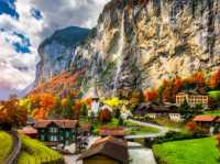 Lauterbrunnen, Switzerland: A popular destination for hikers, skiers, and nature lovers