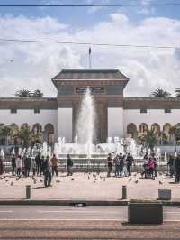Place Mohammed V: The Heartbeat of Casablanca ❤️🌿  