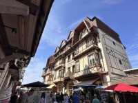 Charming coastal town in Normandy 