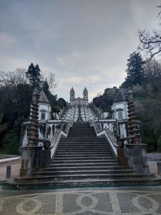 Beautiful Braga in winter 
