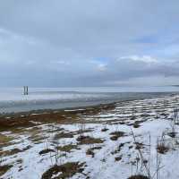  Winter Land at Frozen Qinghai Lake