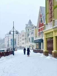 這座海濱下雪的城市一點也不輸國外，超浪漫