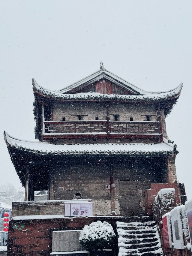 豐鳳凰古城的雪,南方小土豆的快樂!