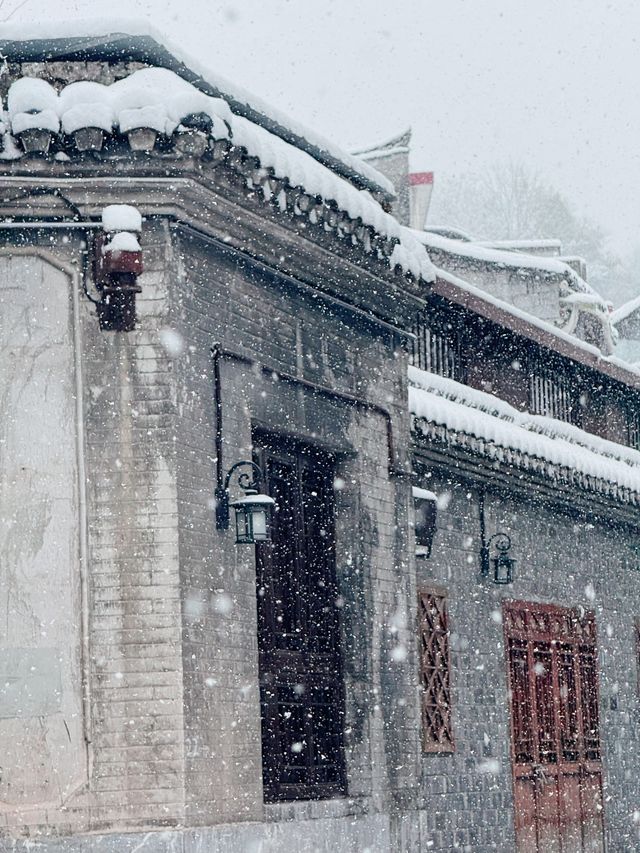 豐鳳凰古城的雪,南方小土豆的快樂!