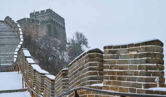 長城雪景