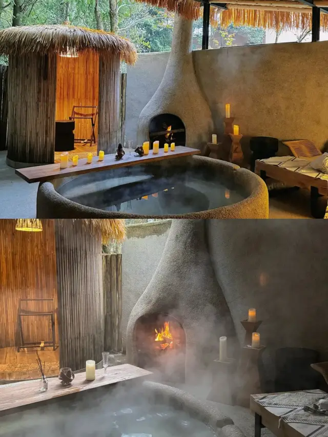 Sichuan Ya'an | Enjoy a private hot spring in the tranquil forest