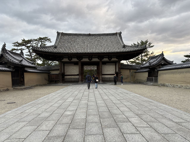 法隆寺——奈良的世界文化遺產。