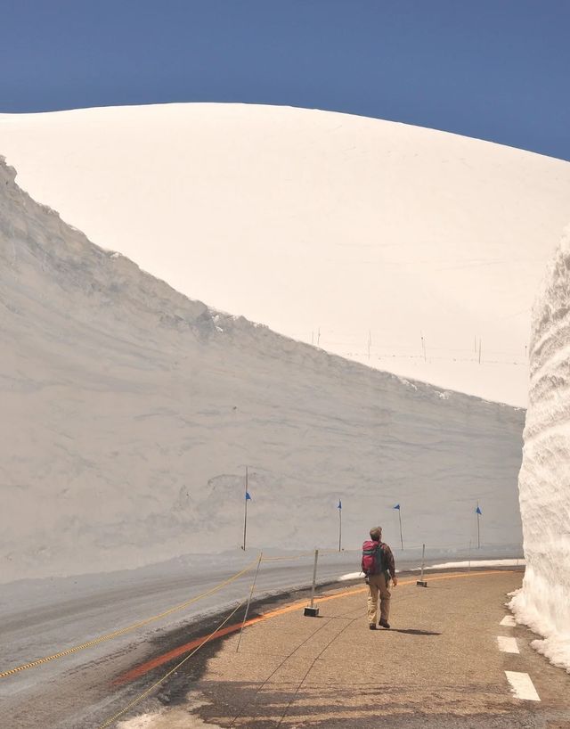 6月也能看雪？日本大雪谷開山