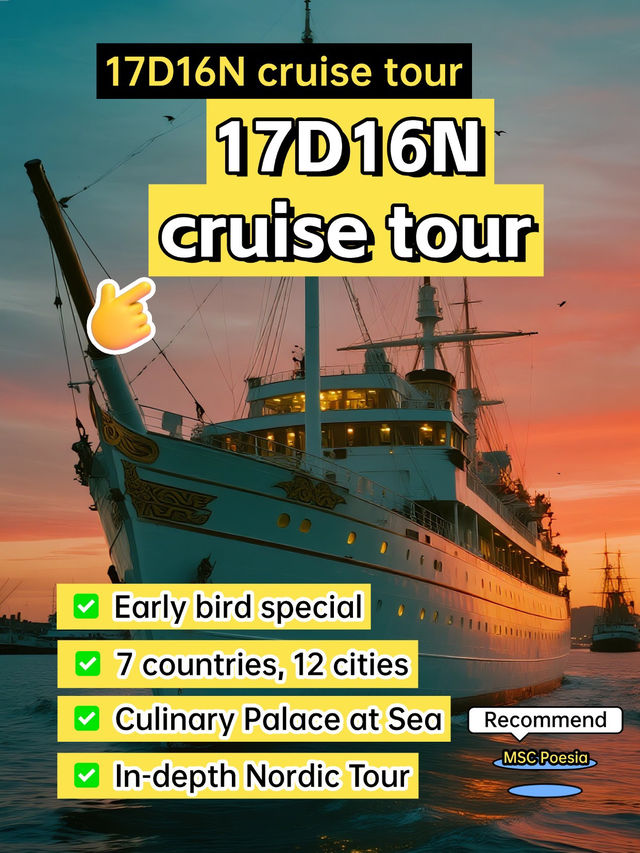 🌍 17-Day In-Depth Nordic & UK Voyage aboard MSC Poesia
