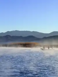 2025.11.22！！！瀘沽湖的晨霧美瘋了！！！！！！！！