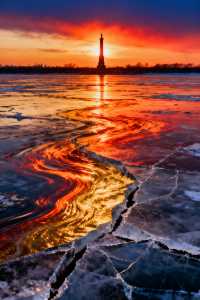 哈爾濱冬日限定｜在松花江畔邂逅一場雪上「鎏金日落」