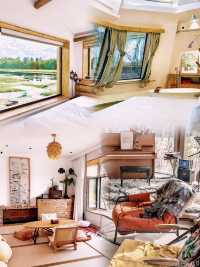 漠河這家帶天窗的民宿，藏在大興安嶺裡，體驗感直接香麻了～