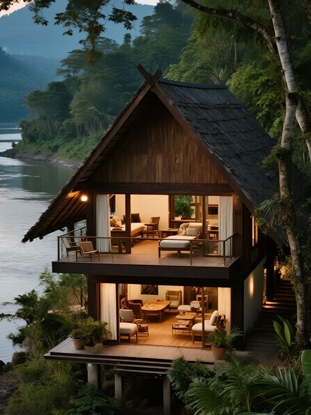 西雙版納親子遊！雨林江景villa超惬意