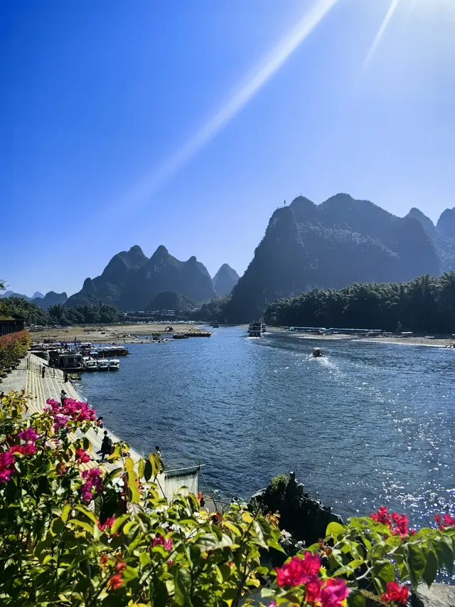 13公里漓江徒步用腳步畫了一幅山水畫卷