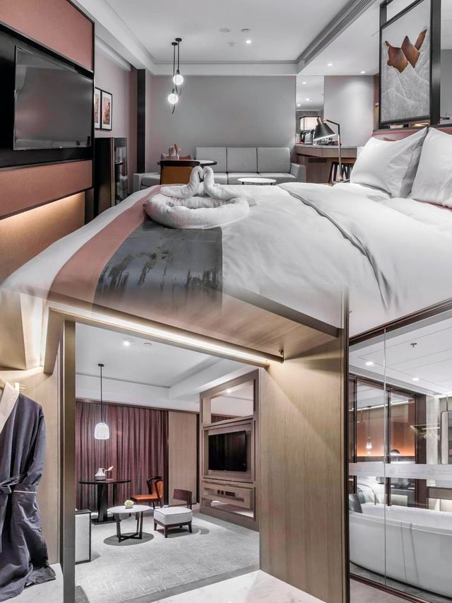 青島城陽寶藏酒店!步行直達雕塑園,秋冬住這太香了 青島城陽寶藏酒店!步行直達雕塑園,秋冬住這太香了