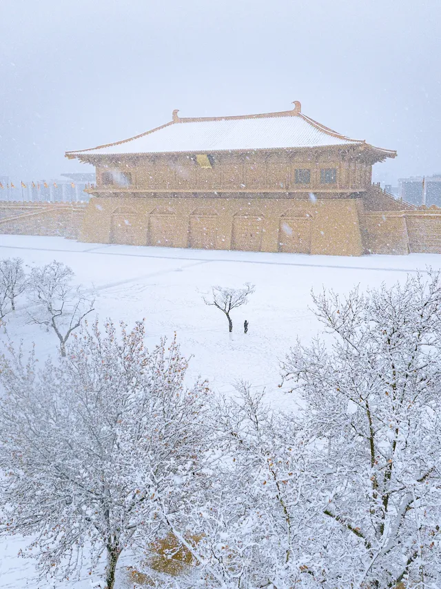 回到古代,下了雪的西安,就是真的長安! 回到古代,下了雪的西安,就是真的長安!