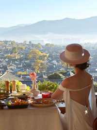 不藏了這家麗江獅子山的酒店,讓我想原地定居!