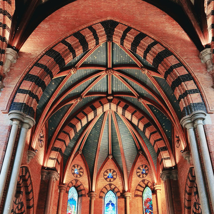 Visiting the Holy Trinity Church, a tranquil moment beneath the