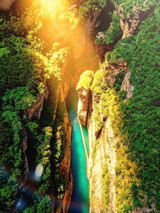山西には世界クラスの峡谷が隠されている！30億年の地質の秘境、黄崖洞