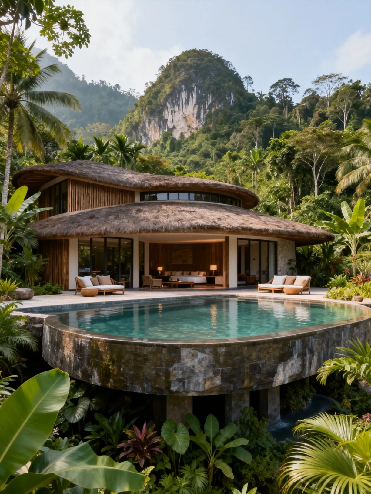 Stayed at a private hot spring hotel in Baoting Rainforest, it was amazing