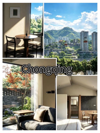 Chongqing Jiefangbei. Shan Nan Yu, a top-tier river view villa, guarantees your mountain city romance.