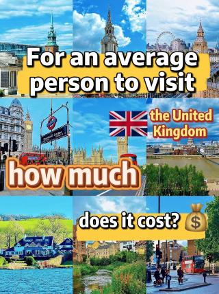 How much does it actually cost for an average person to visit the UK? I'm laying out my bill