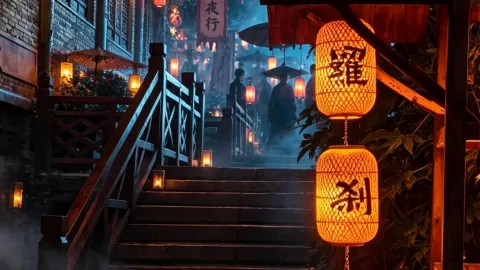 茅山東方鹽湖城｜仙鎮夜遊赴道韻之約，沉浸式仙俠古鎮遊玩攻略 — traveler post in 鎮江