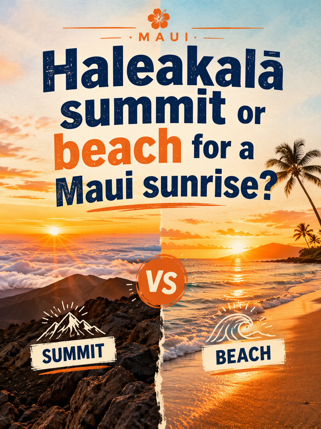 Haleakalā summit or beach for a Maui sunrise?