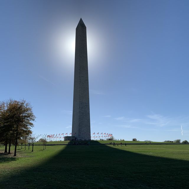 historic Washington monument in nov22