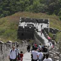 The spring color of Mutianyu Great Wall