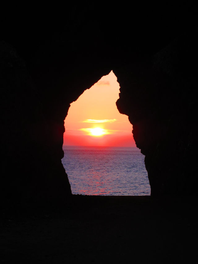 蘭嶼美景，郎島日落