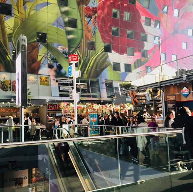 荷蘭🇳🇱鹿特丹 Rotterdam·知名特色設計建築🎨🌈 Markthal