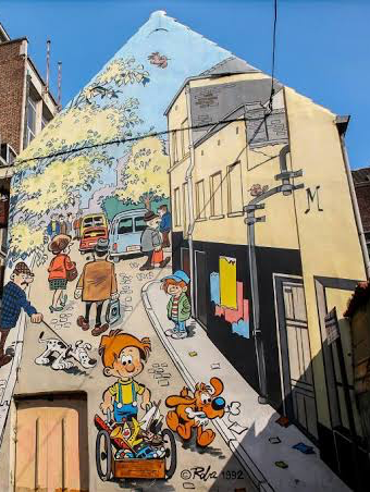 Comic Wall in Brussels 