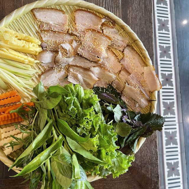 河內樂天百貨內的越南菜